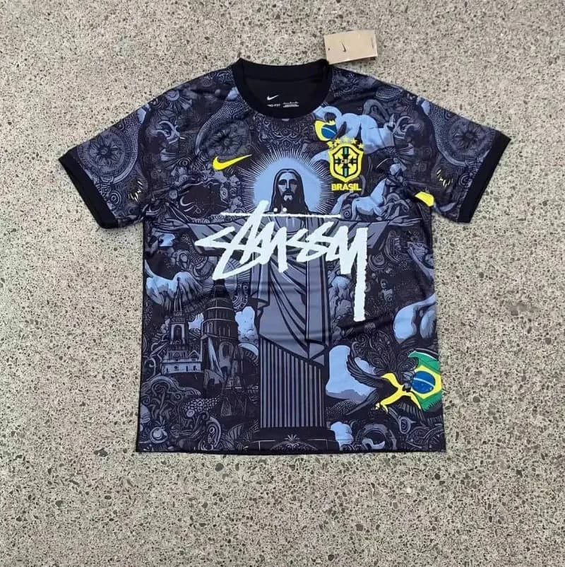 Stüssy Brazil National Team Jersey Stussy x Nike Brazil
