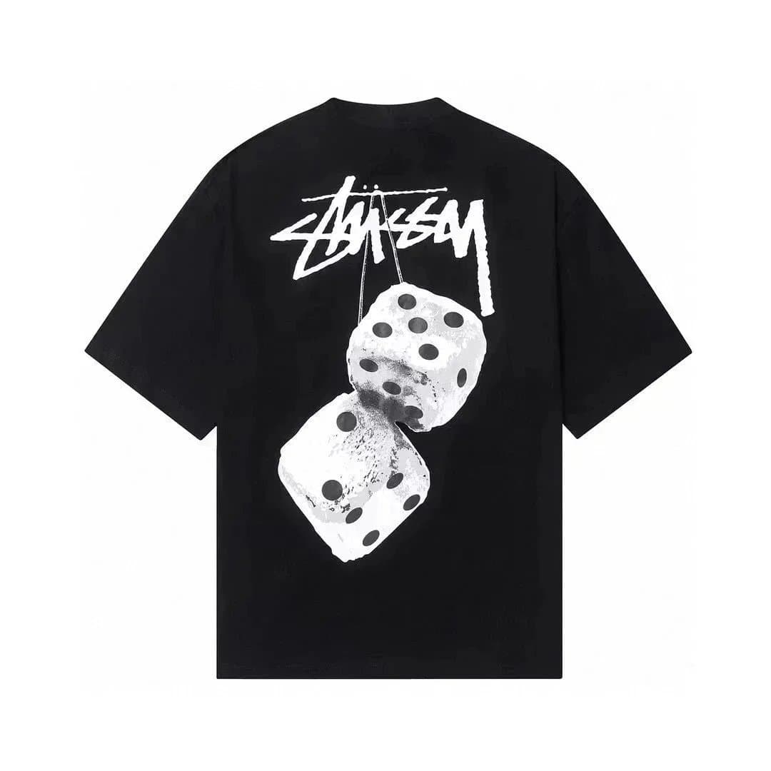 Stüssy Graphic T-Shirt Heart Logo — 010127051-黑色