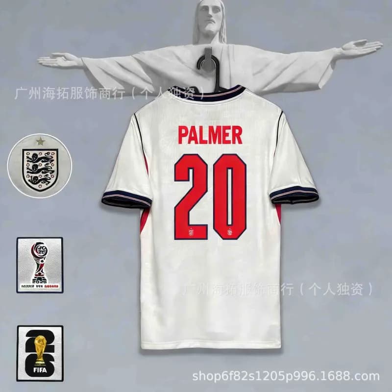 Nike England 2002 World Cup Home Jersey Palmer #20