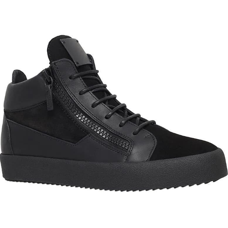 High-Top Sneaker Crystal Strap — 经典黑色