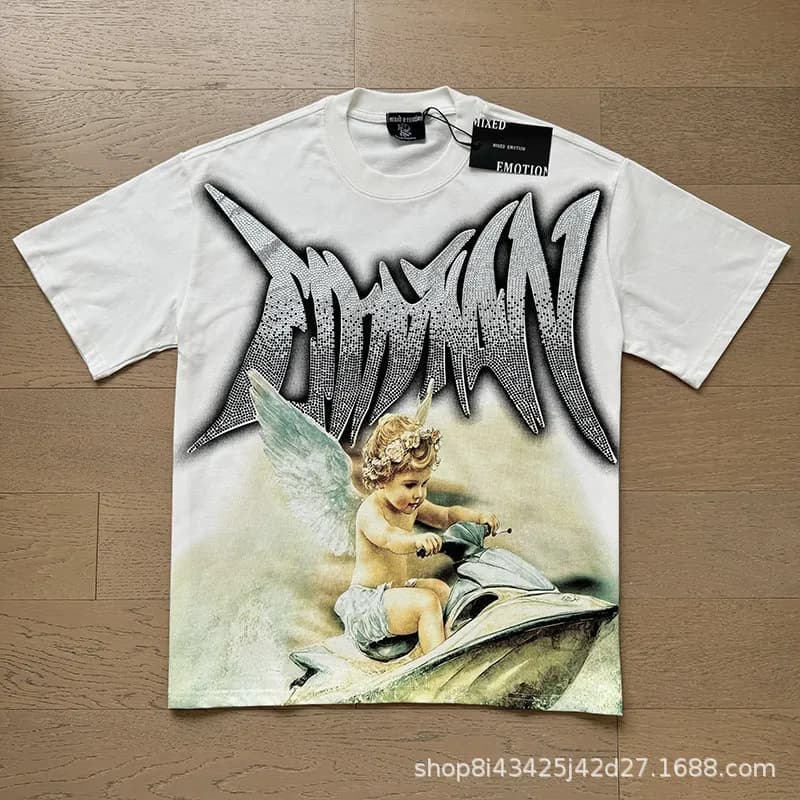 Anti Social Social Club Graphic Tee Alien Print — 0016白