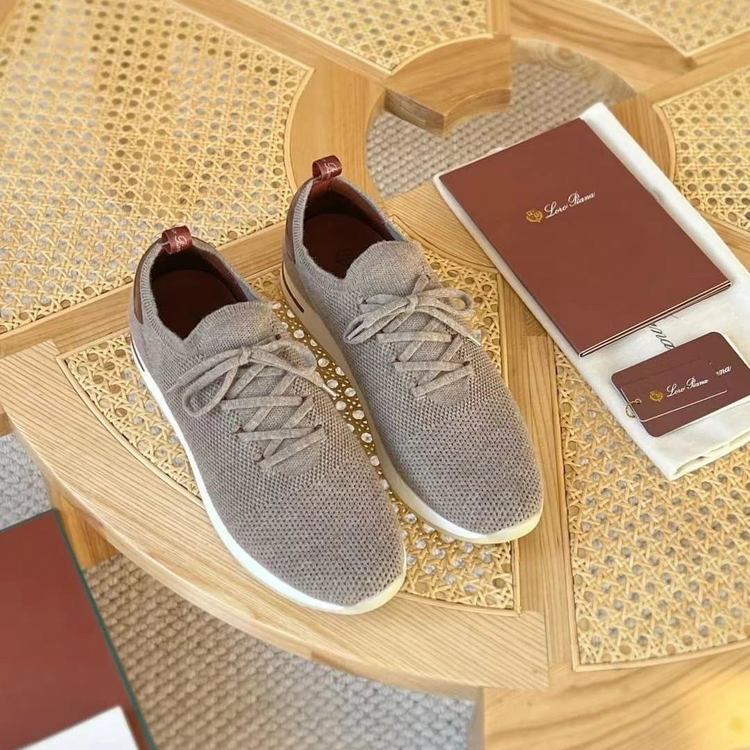 Loro Piana Knit Sneaker Chestnut — PL004