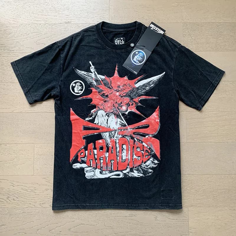 Hellstar Graphic Tee Alien Attack Print — 631