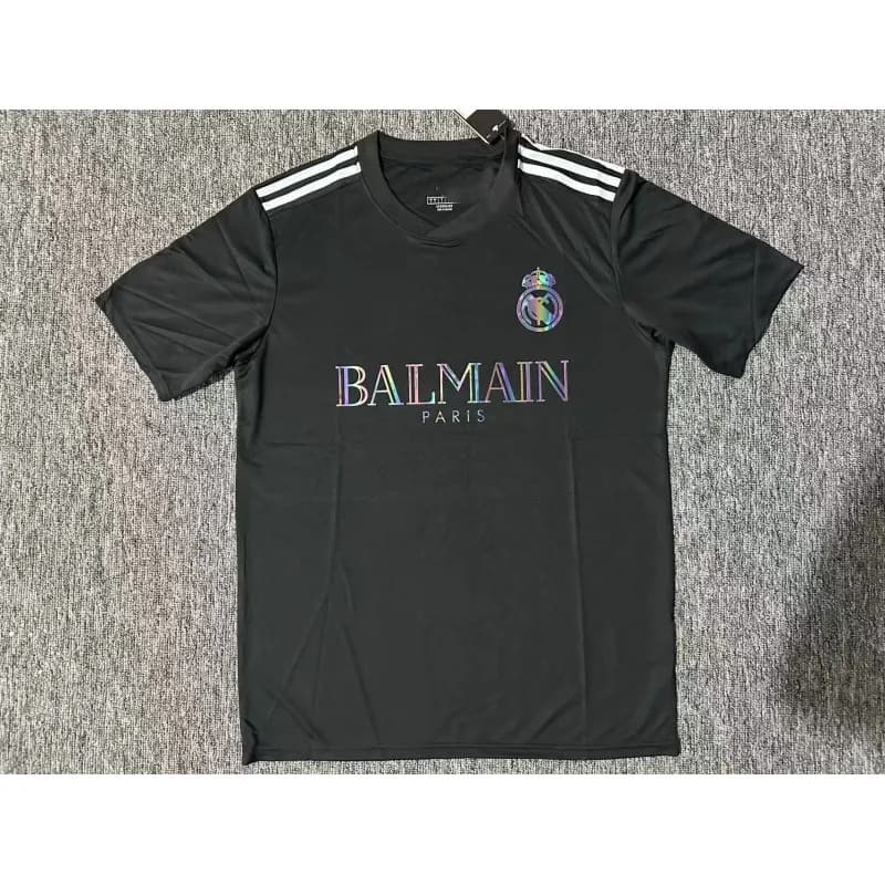 Adidas Real Madrid x Balmain Tee Holographic Logo
