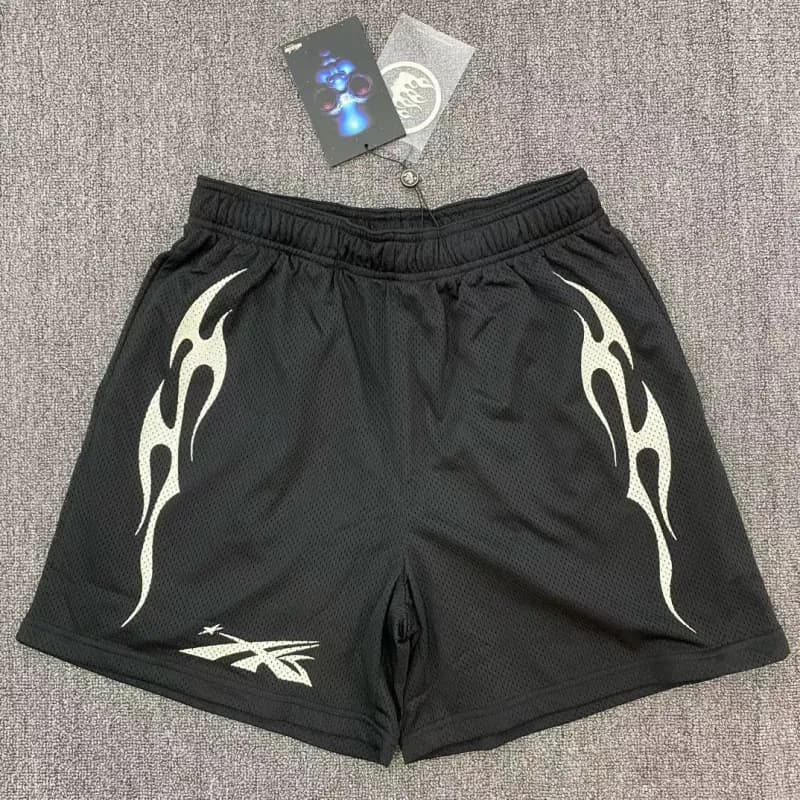 Reebok Mesh Shorts Flame Graphic
