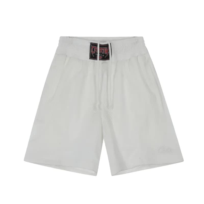 Converse Basketball Shorts Star Logo Panel — 657 double layer white
