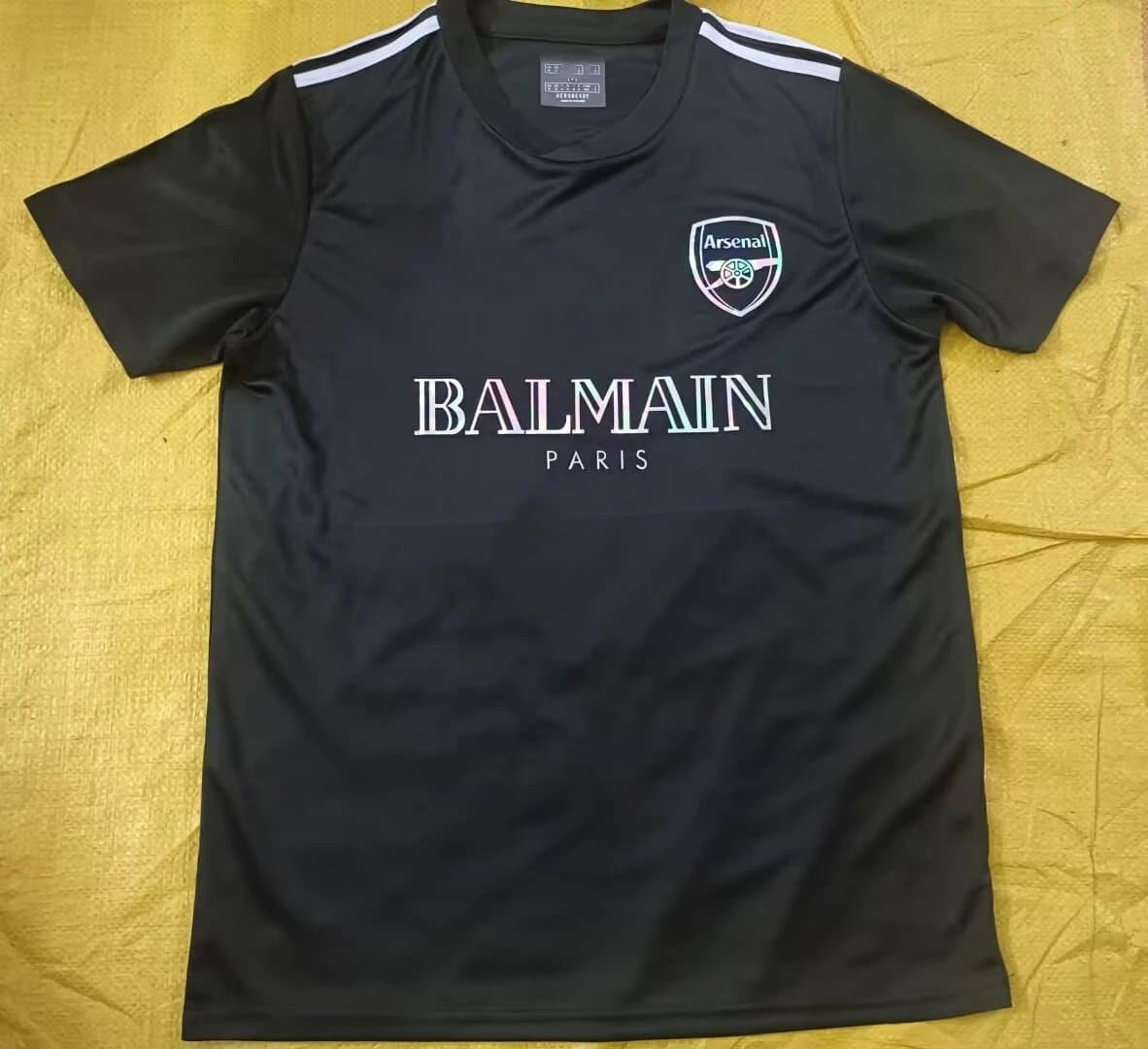 Arsenal x Balmain Jersey Iridescent Logo