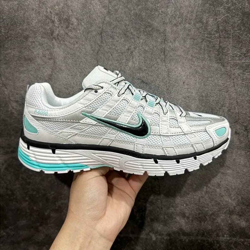Nike P-6000 White Teal Black