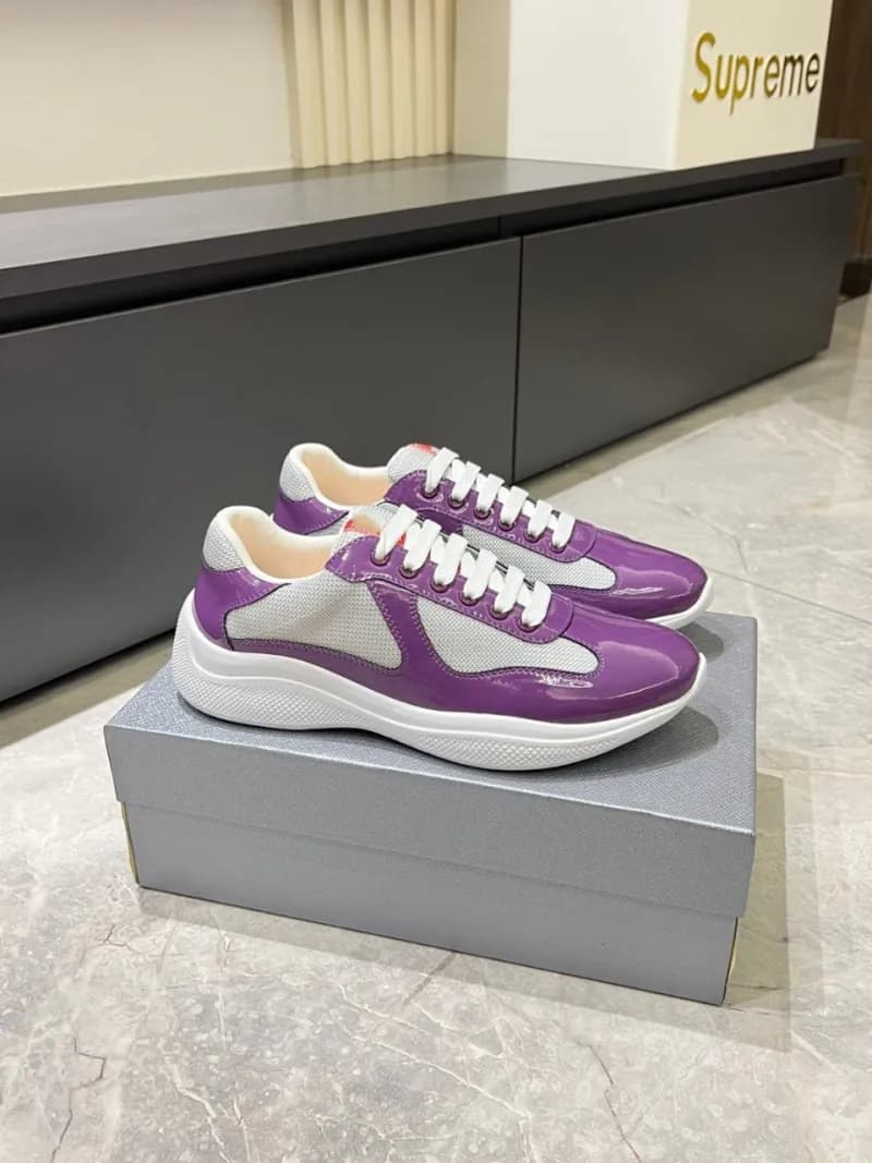 Prada Linea Rossa Sneaker Violet Patent