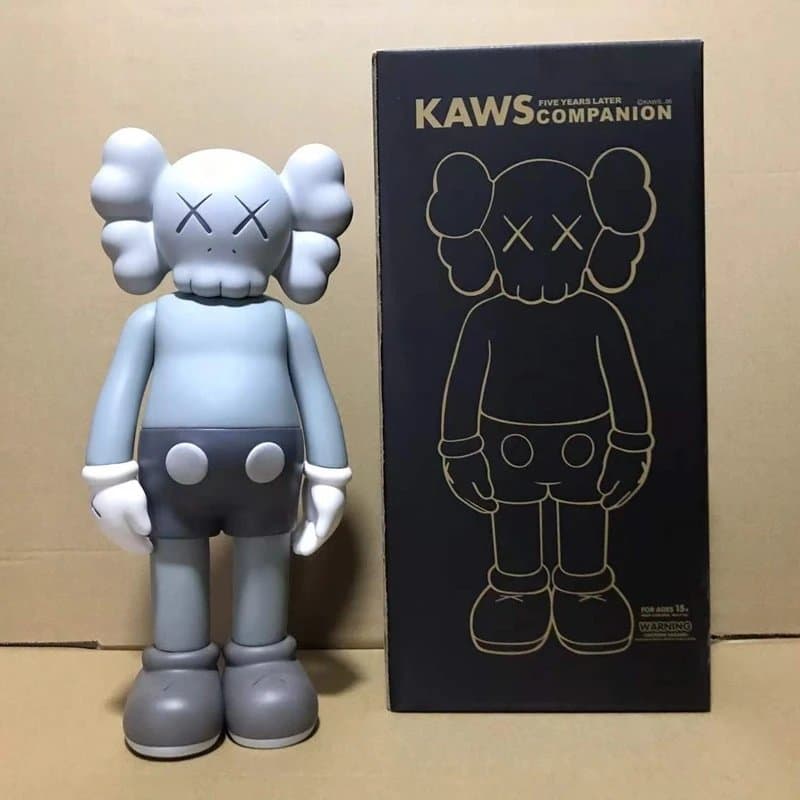 KAWS Companion Dissected Anatomy — 37cm 原型 灰色【盒装】