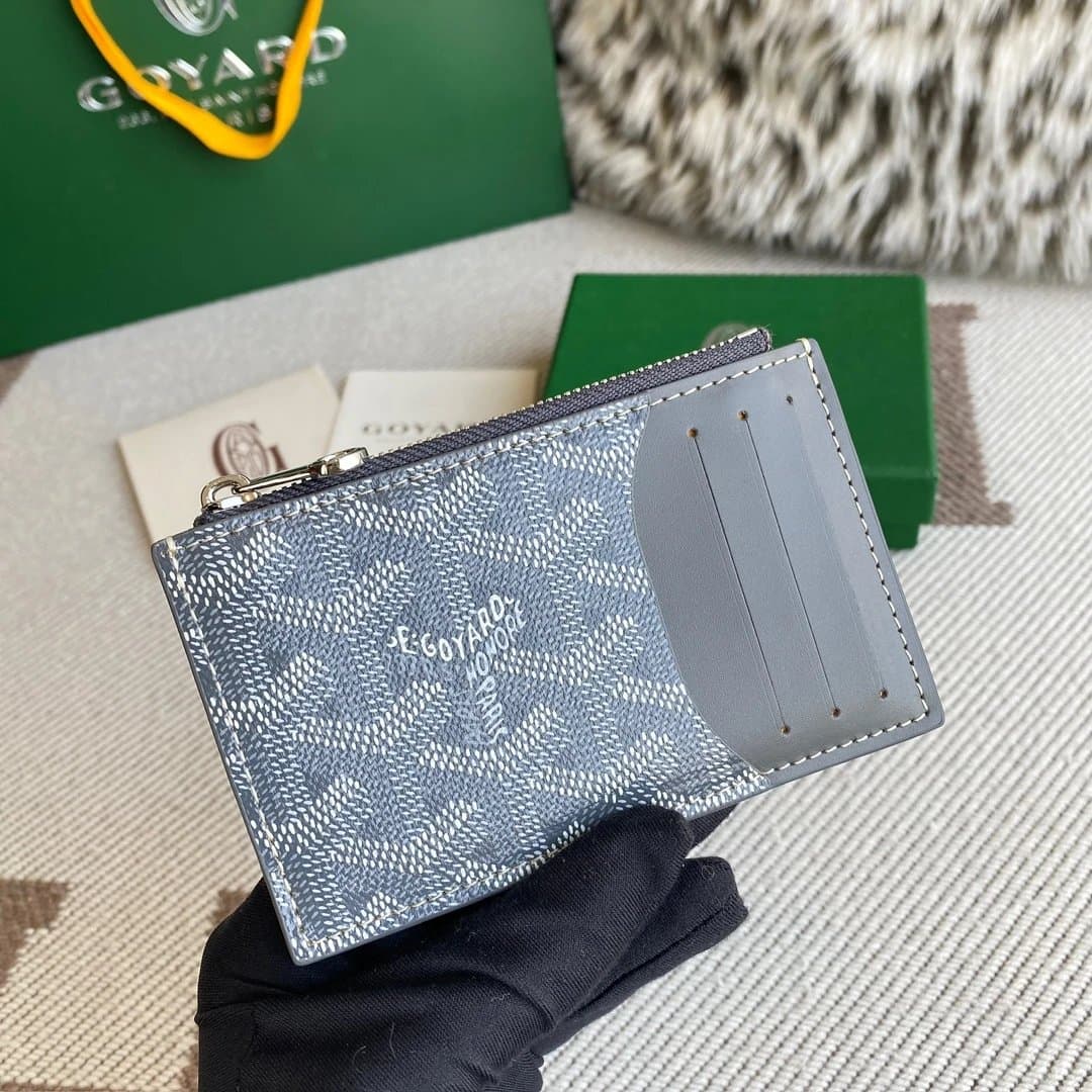 Goyard Zip Card Holder Saint Louis Chevron