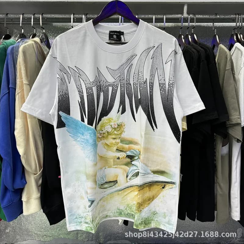 Gallery Dept. Graphic Tee Angel on Scooter Print
