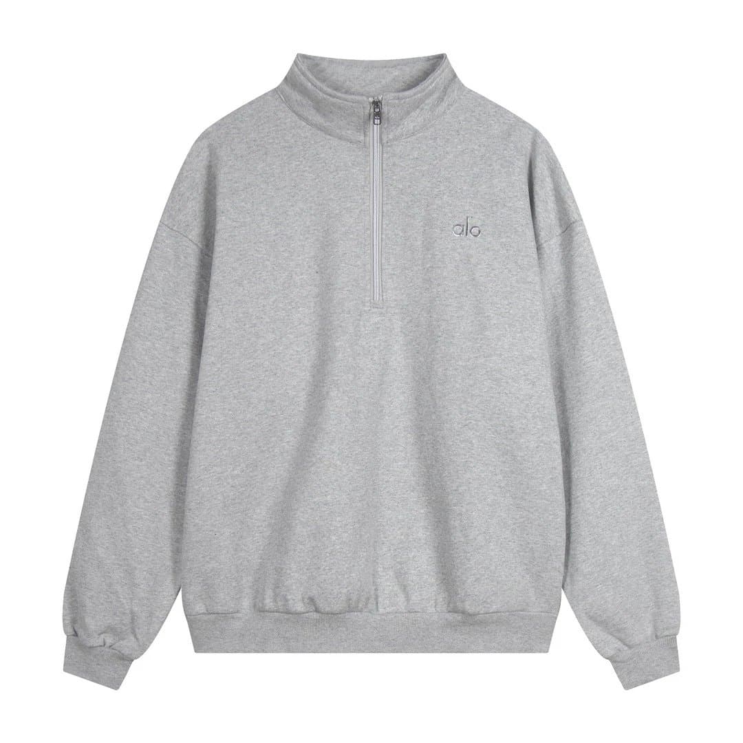 Aimé Leon Dore Half-Zip Sweatshirt Heather Grey
