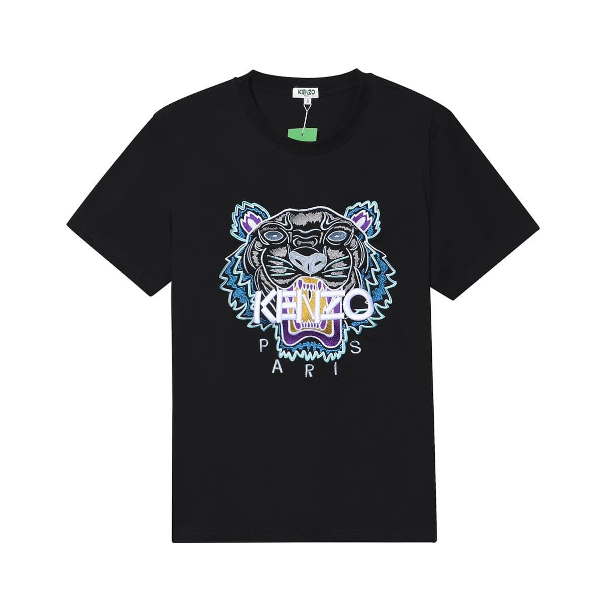 Kenzo Tiger Embroidered Tee Multicolor Tiger — 35