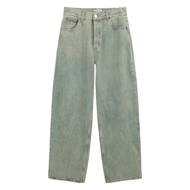 Acne Studios Wide-Leg Jeans Washed Sage