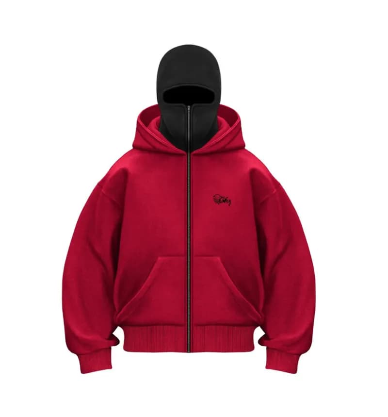 Sp5der Zip-Up Hoodie Spider Logo