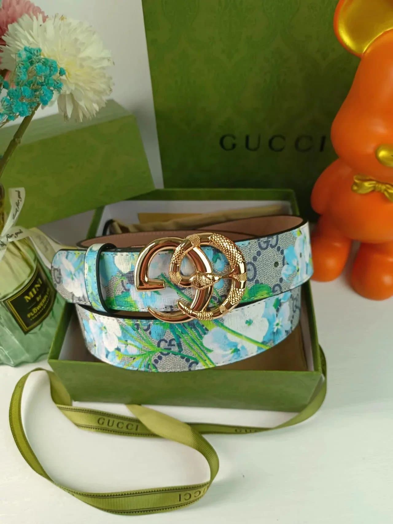 Gucci Horsebit 1955 Belt GG Buckle — 10