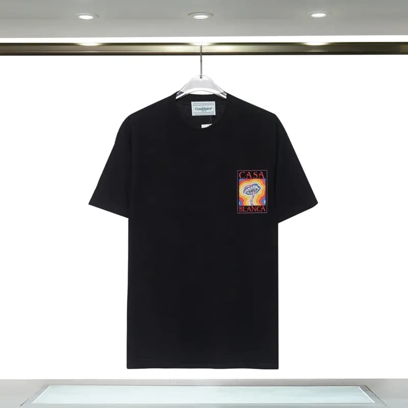 Prada Cotton T-Shirt Triangle Logo Pocket — 8122 Black
