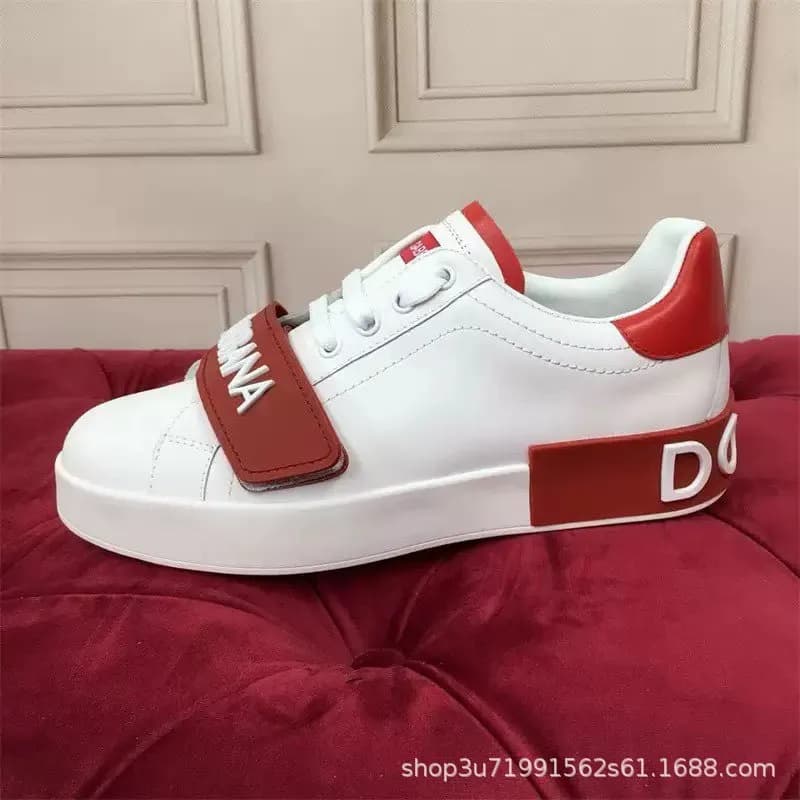 Dior B22 Sneaker White Red Strap