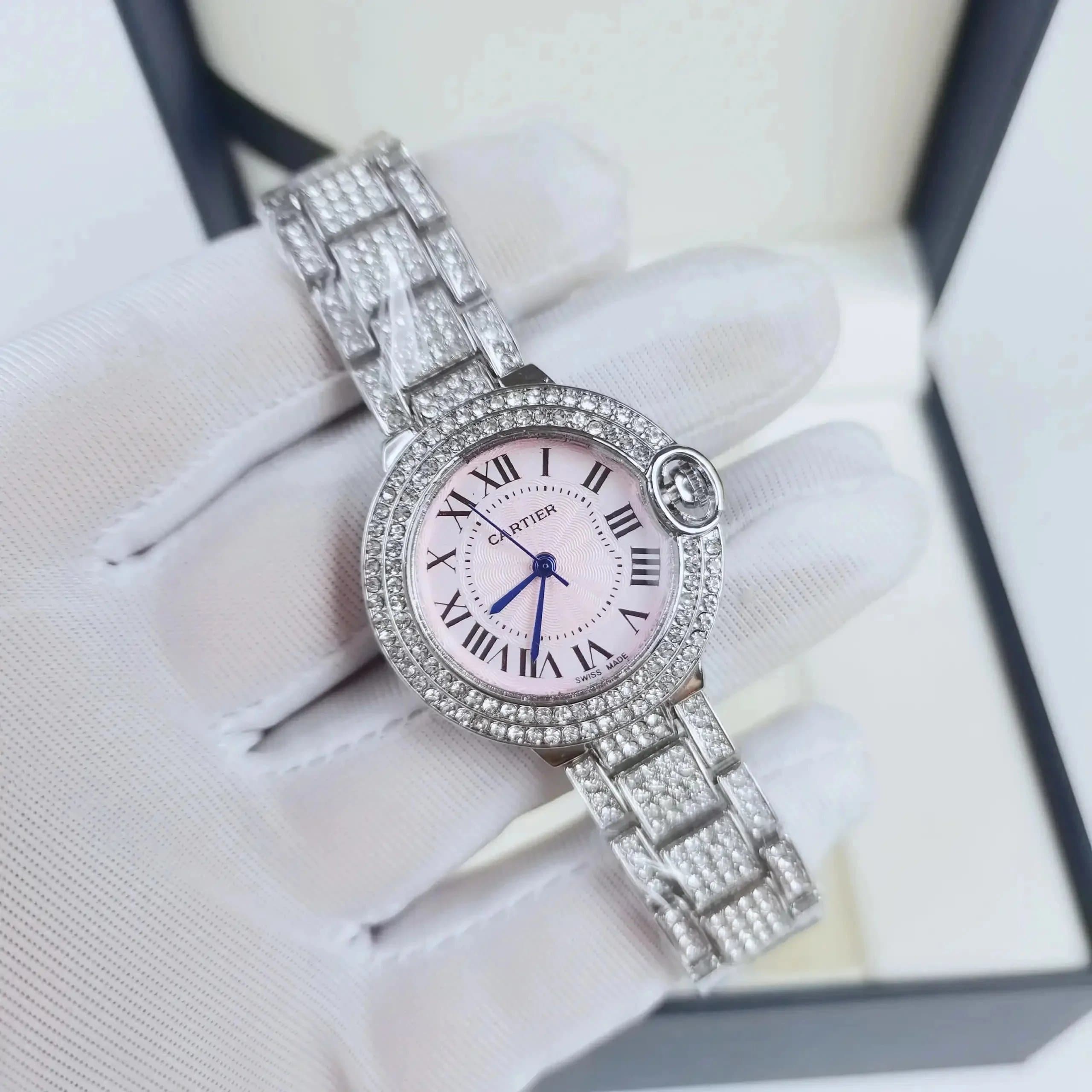 Cartier Tank Française Paved with Crystals — JF-08