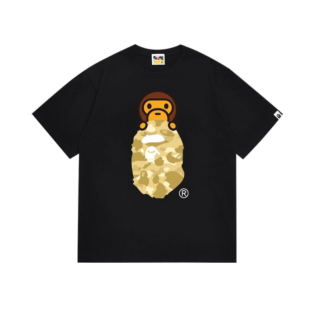 BAPE A Bathing Ape T-Shirt Multiple Colorways & Graphics — 168黑黄