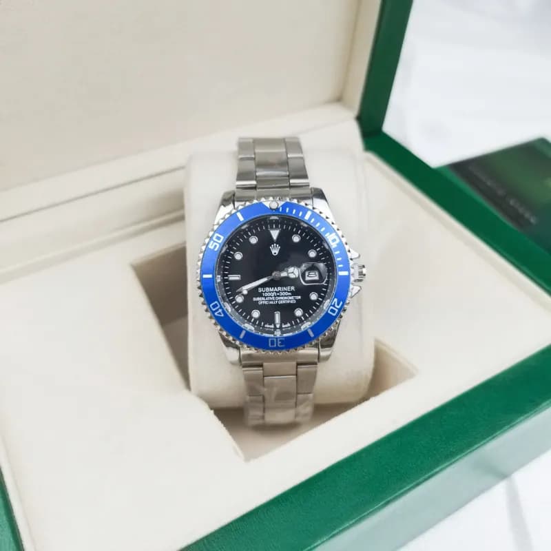 Rolex Submariner White Dial with Black Bezel — 蓝壳黑水鬼