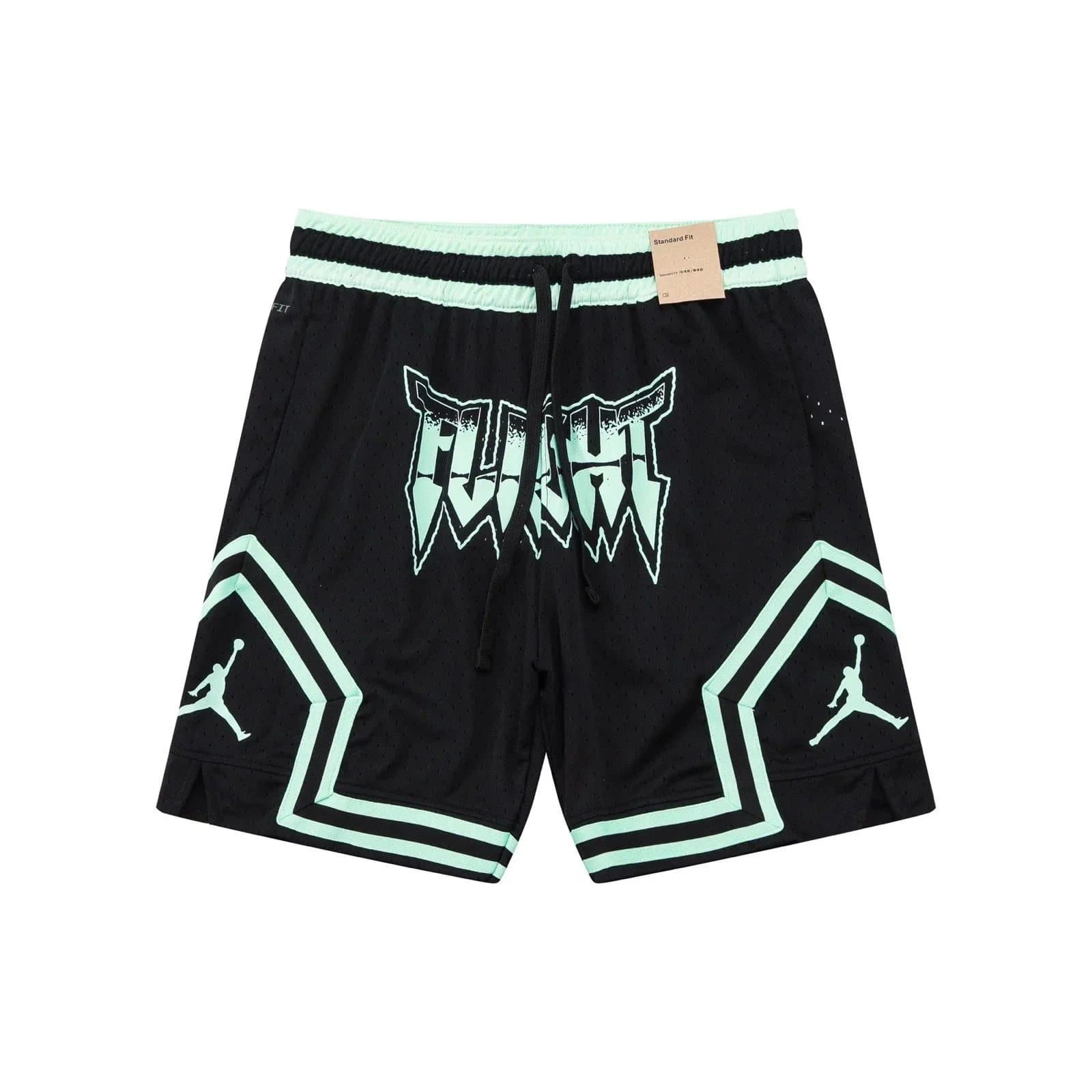 Jordan Mesh Shorts Mint Black — 18