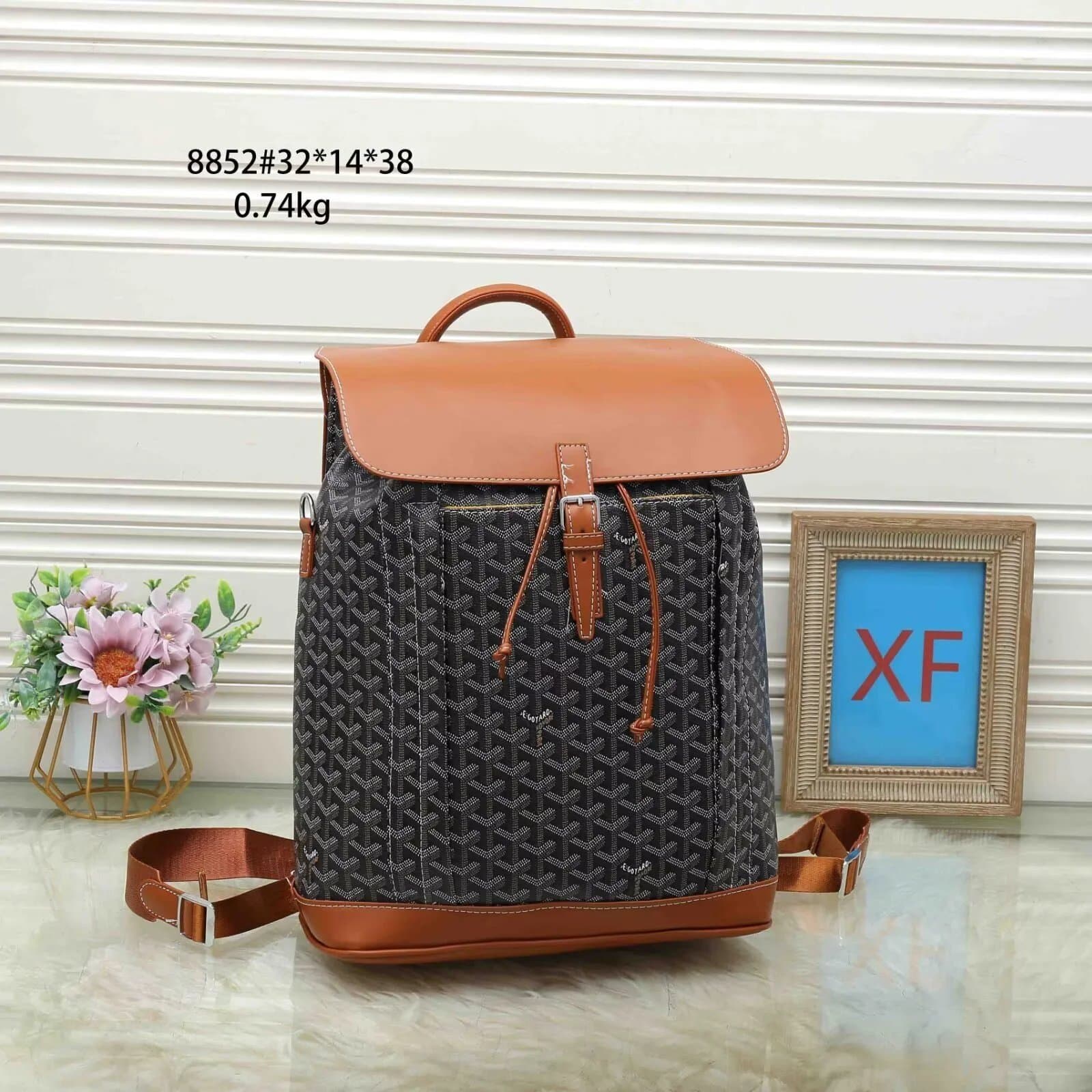 Goyard Saint Louis Backpack Goyardine Canvas