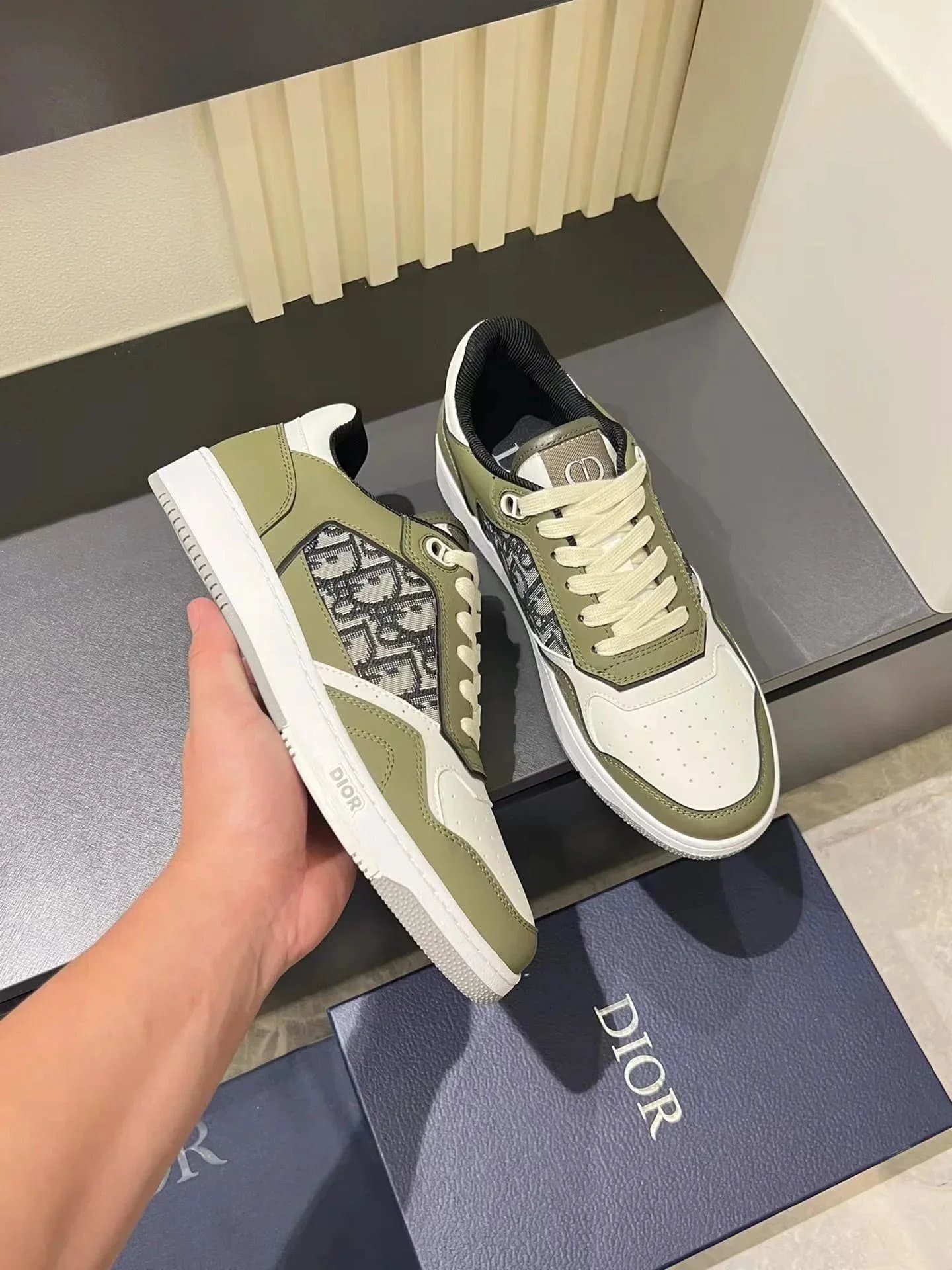 Dior B23 Low Top Oblique Print — 016