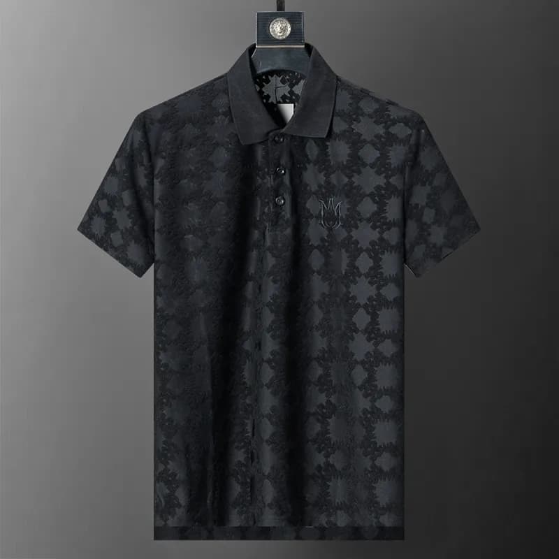 Versace Polo Shirt Baroque Print
