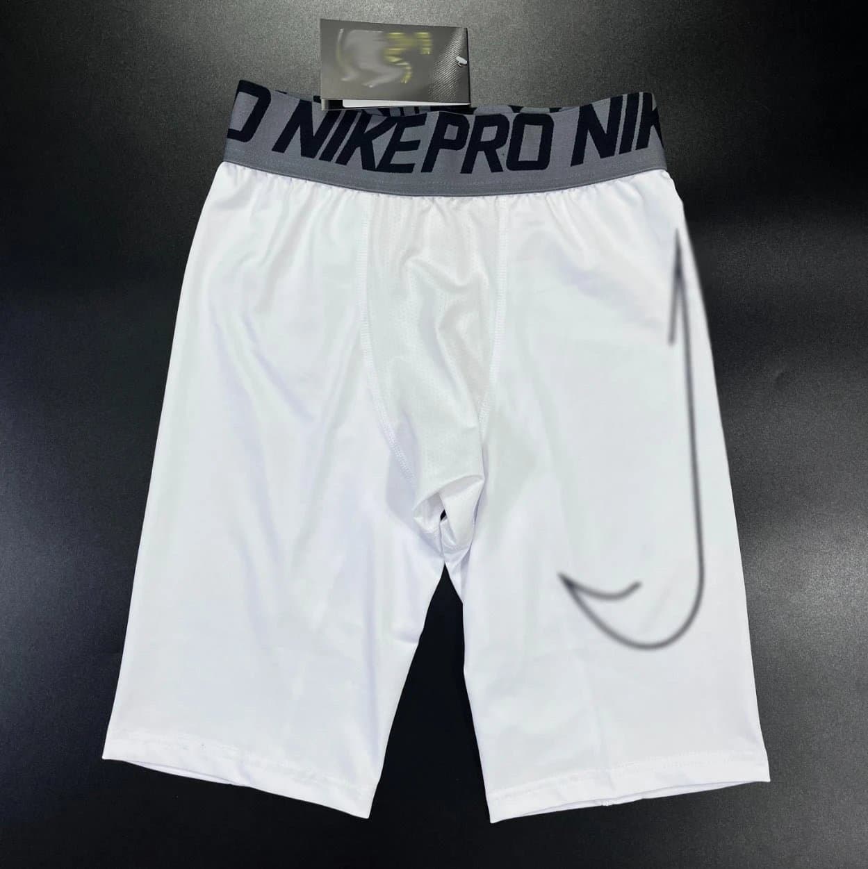 Nike Pro Compression Shorts White