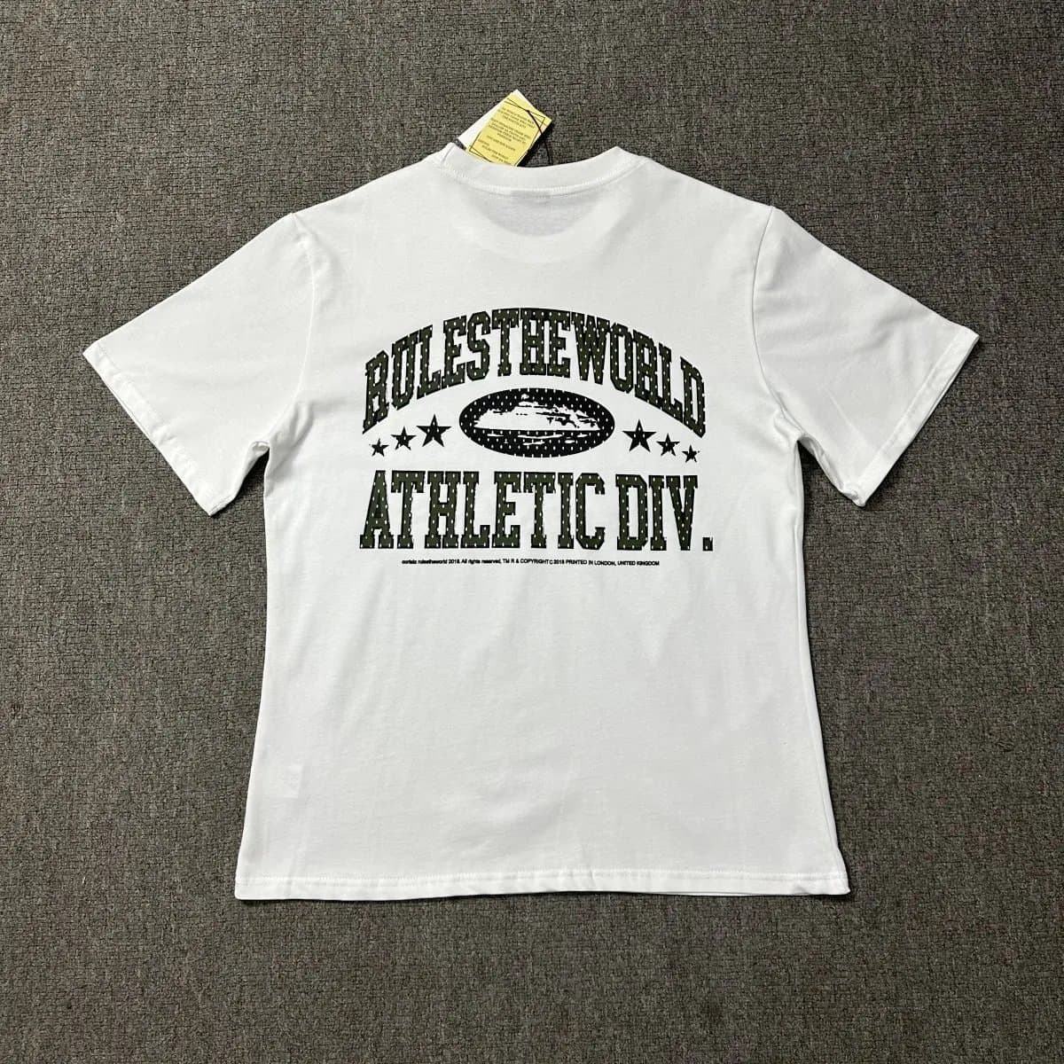 Corteiz Athletic Div. Tee Rule The World Graphic