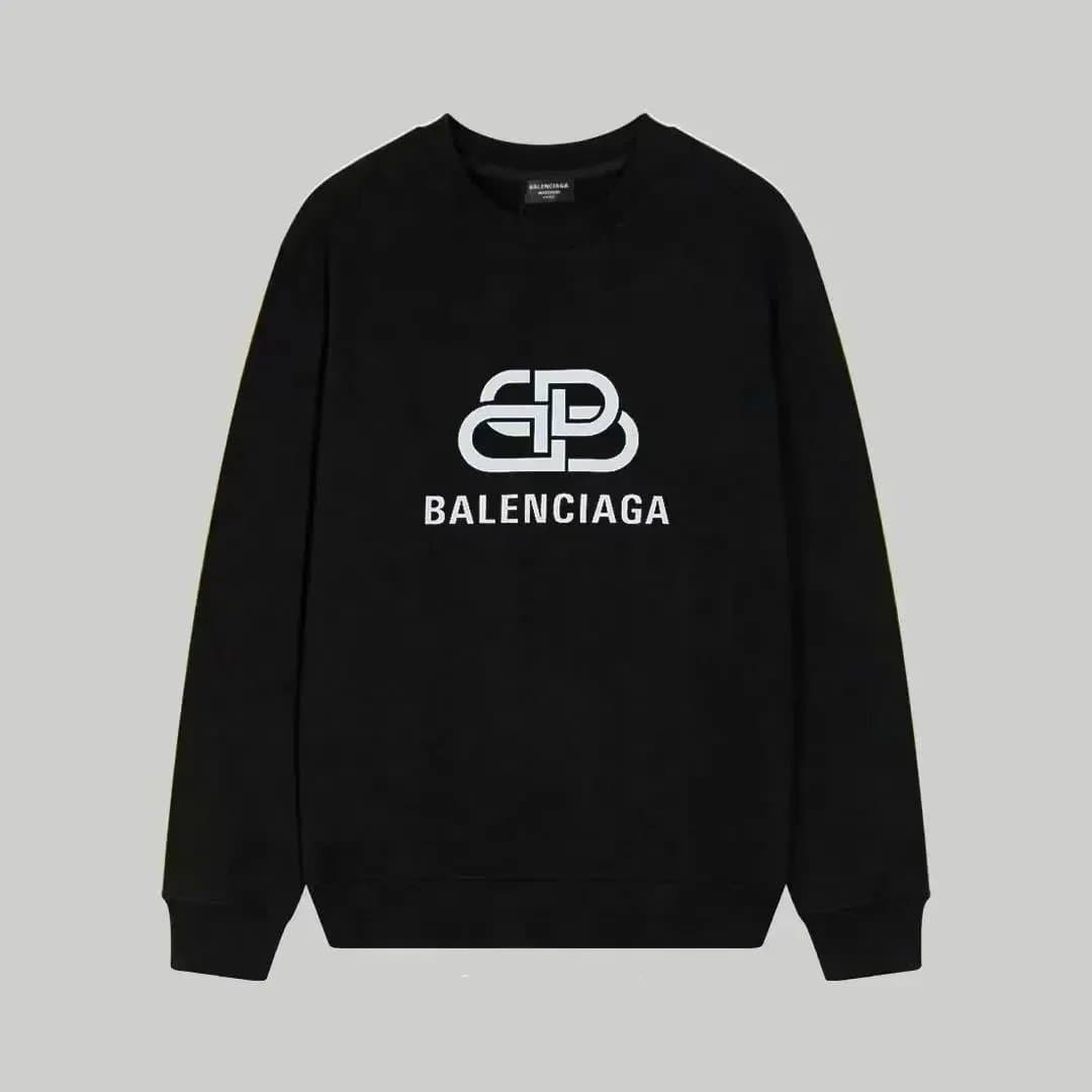 Balenciaga Long-Sleeve Tee Logo Print — 1