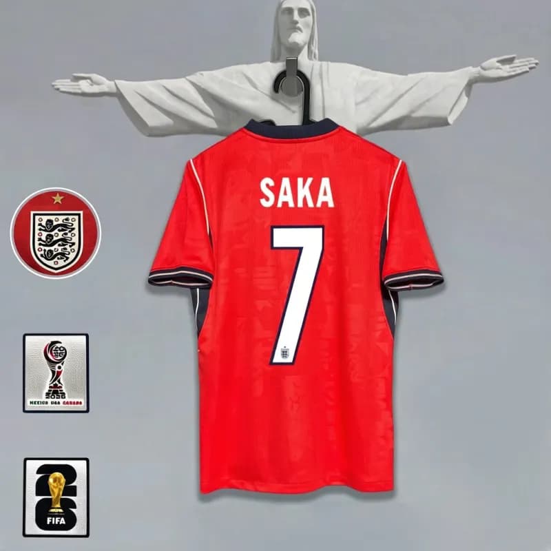 England Home Jersey 2006 World Cup Saka #7