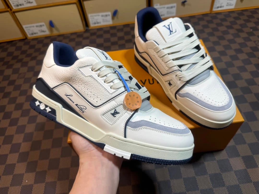 Louis Vuitton LV Trainer Monogram Red White — 新佛山 · 新白蓝12