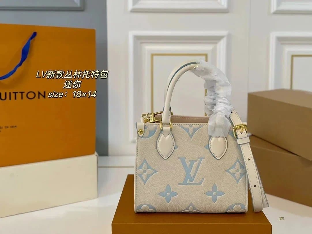 Louis Vuitton On The Go Mini Monogram Sky Blue