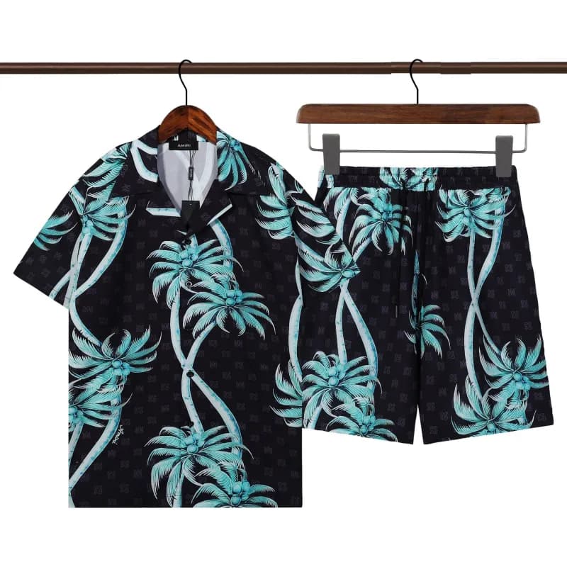 Amiri Palm Tree Print Set Tropical Palm Print