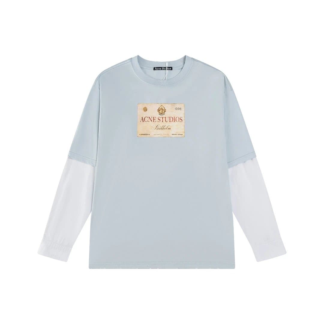 Acne Studios Long Sleeve Tee Logo Print — 27