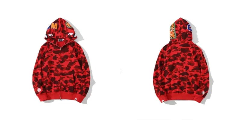 BAPE Shark Hoodie Camouflage — 13