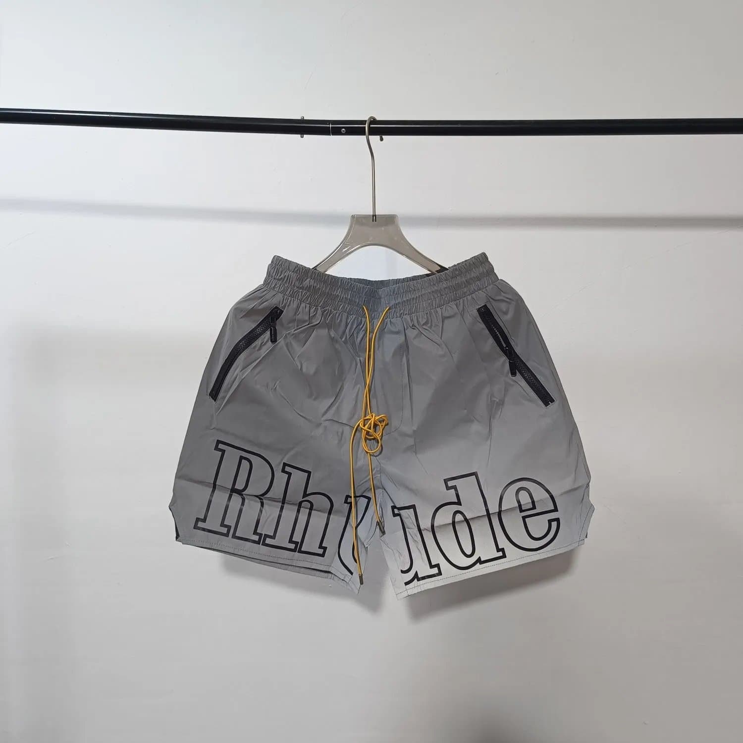 Rhude Knit Shorts Script Logo — 7