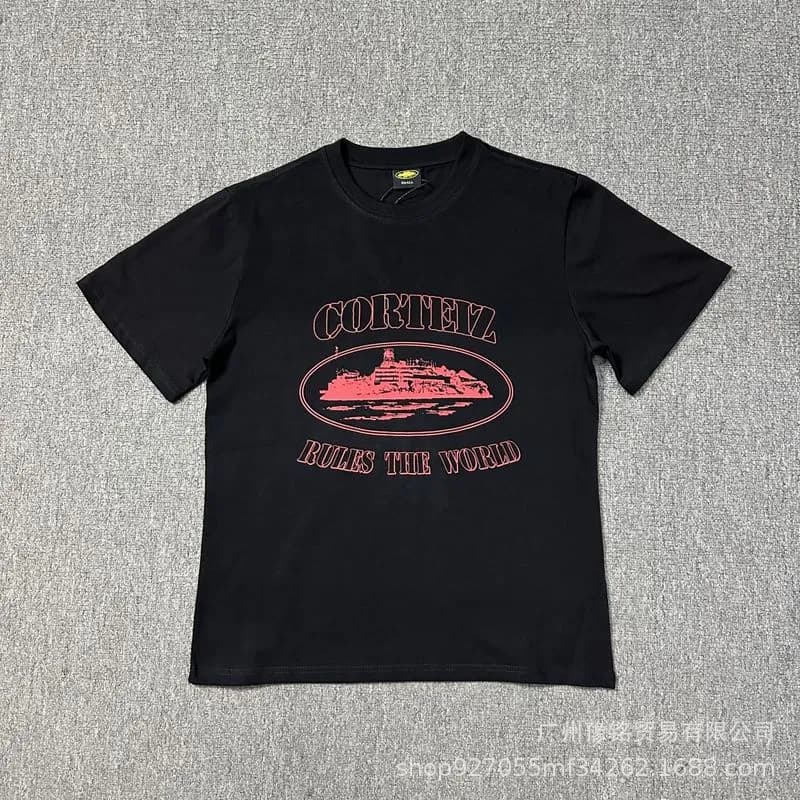 Graphic Tee Corteiz Script Logo — Style 26