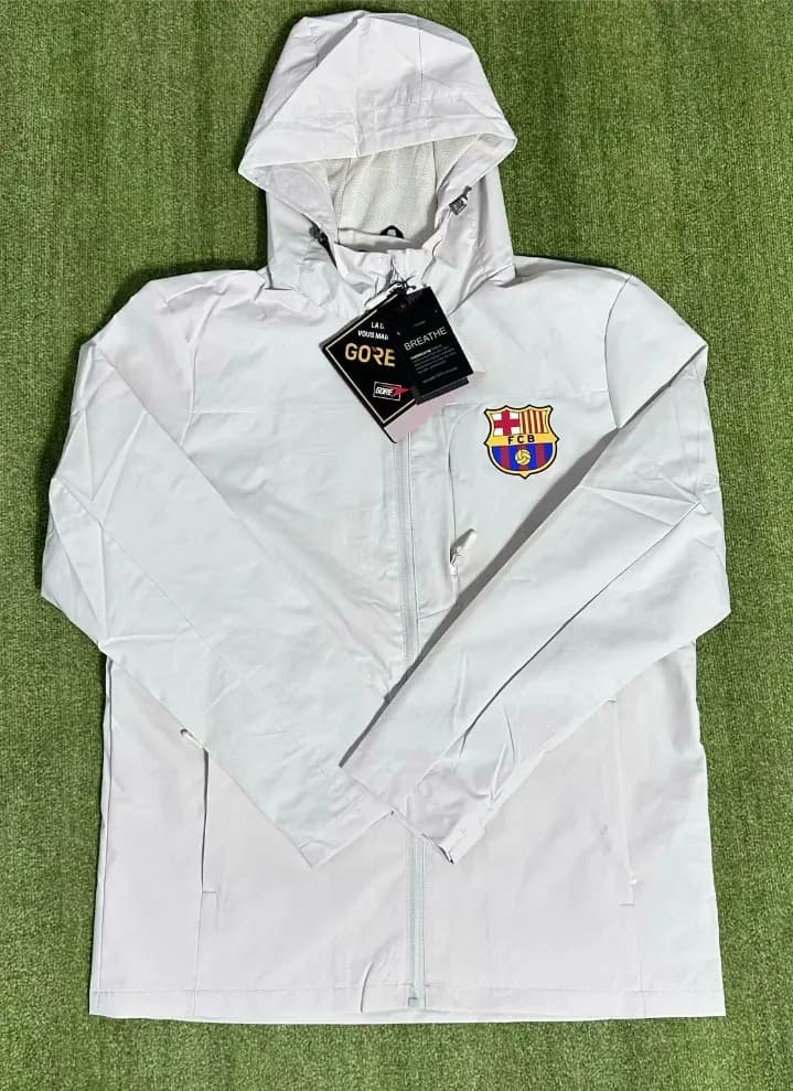 The North Face Puffer Jacket CBF Brazil Itaú Edition — Basa white windbreaker thin section