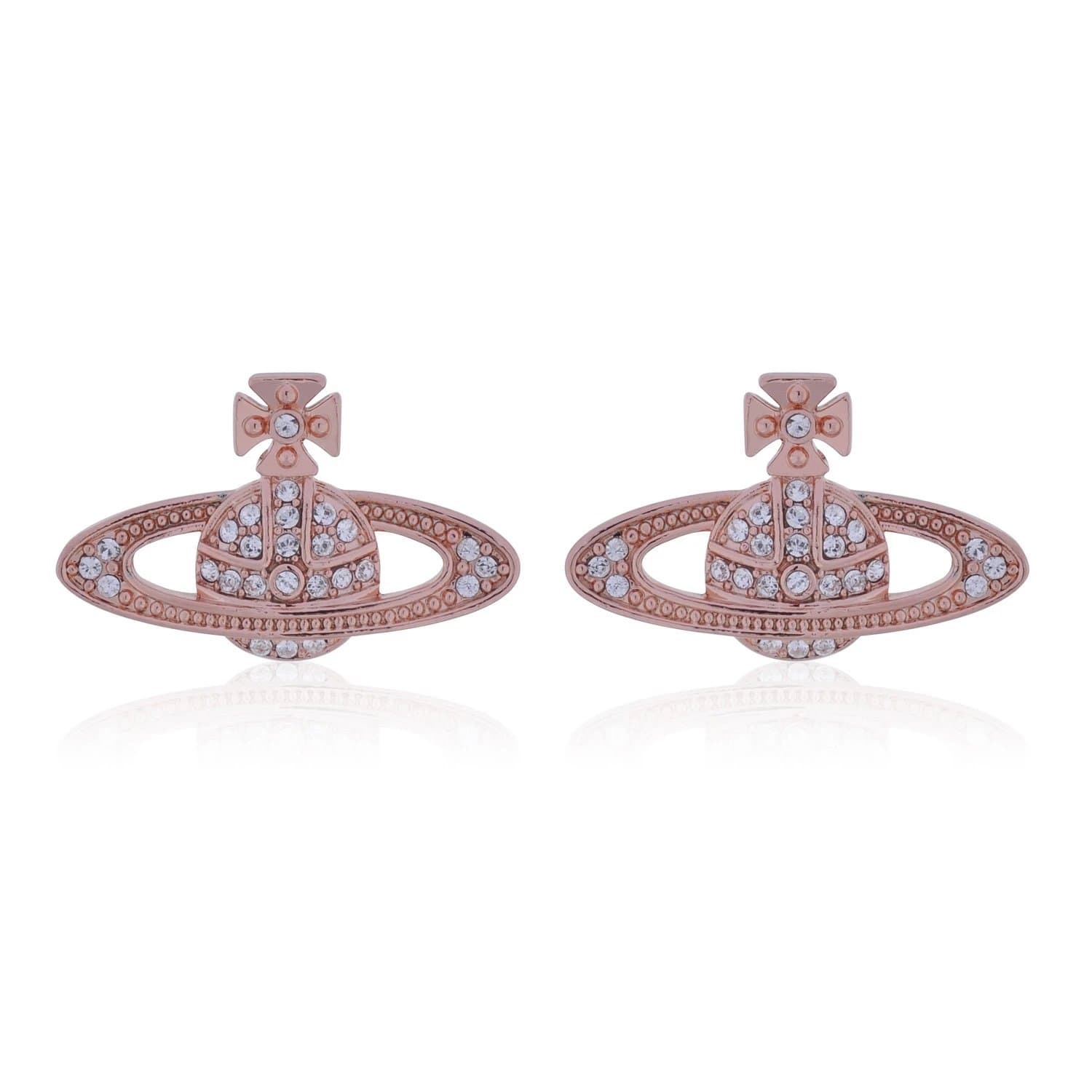 Vivienne Westwood Orb Stud Earrings Crystal-Embellished