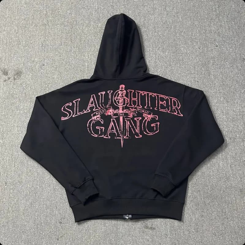 Corteiz Hoodie Script Logo — 759黑色