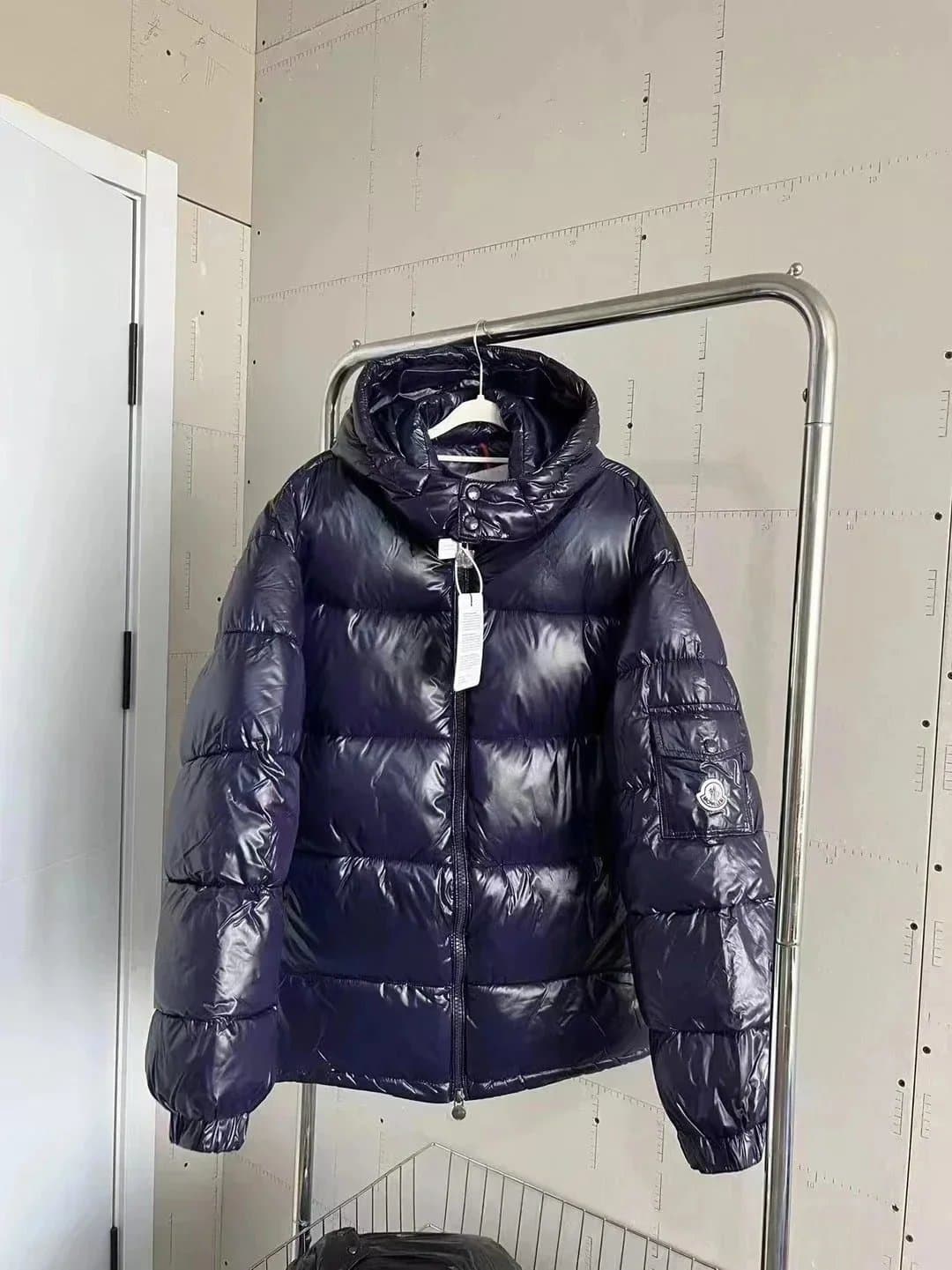 Moncler Maya Puffer Jacket Glossy Navy