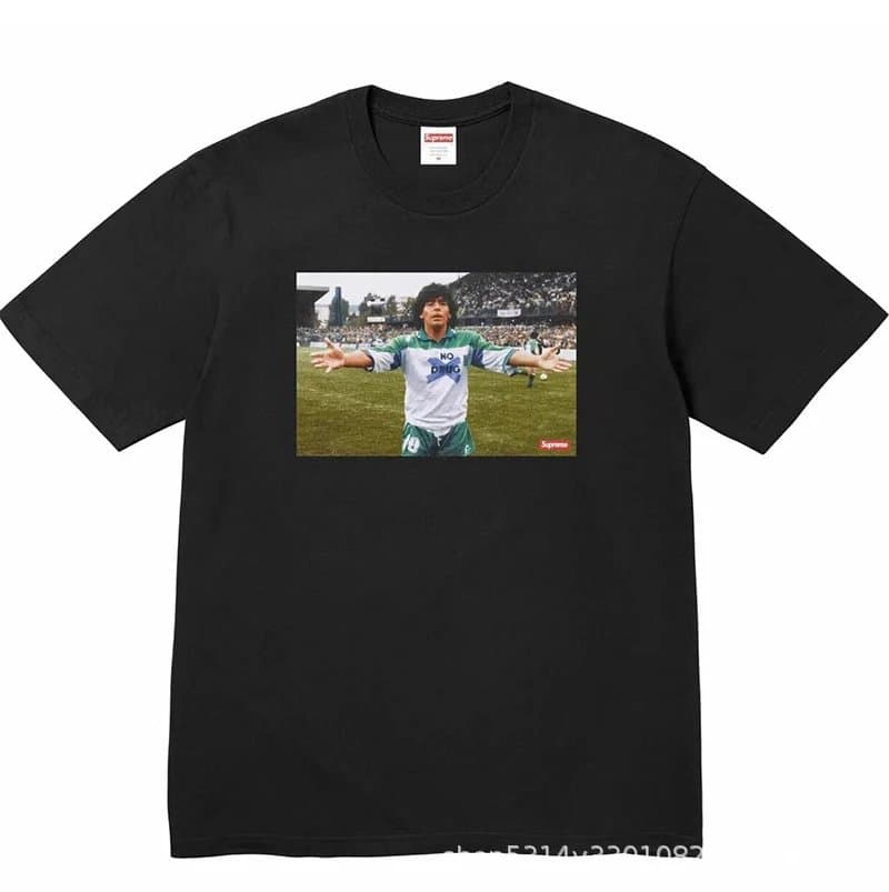Supreme Box Logo Tee Black Logo — B359Maradona 黑色