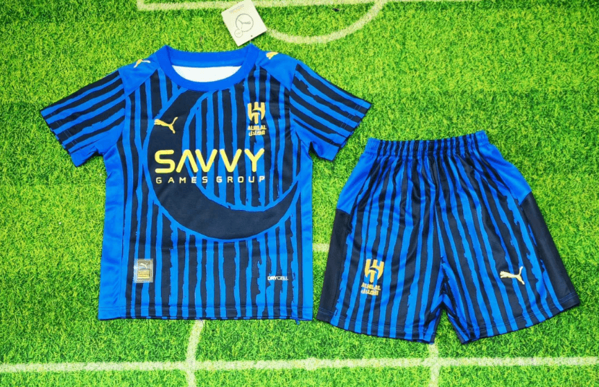 Adidas Training Jersey Circuit Print — 25-26 Kids Al Hilal Saudi Home