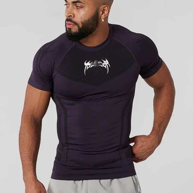 Lululemon Compression Tee Navy — 紫色