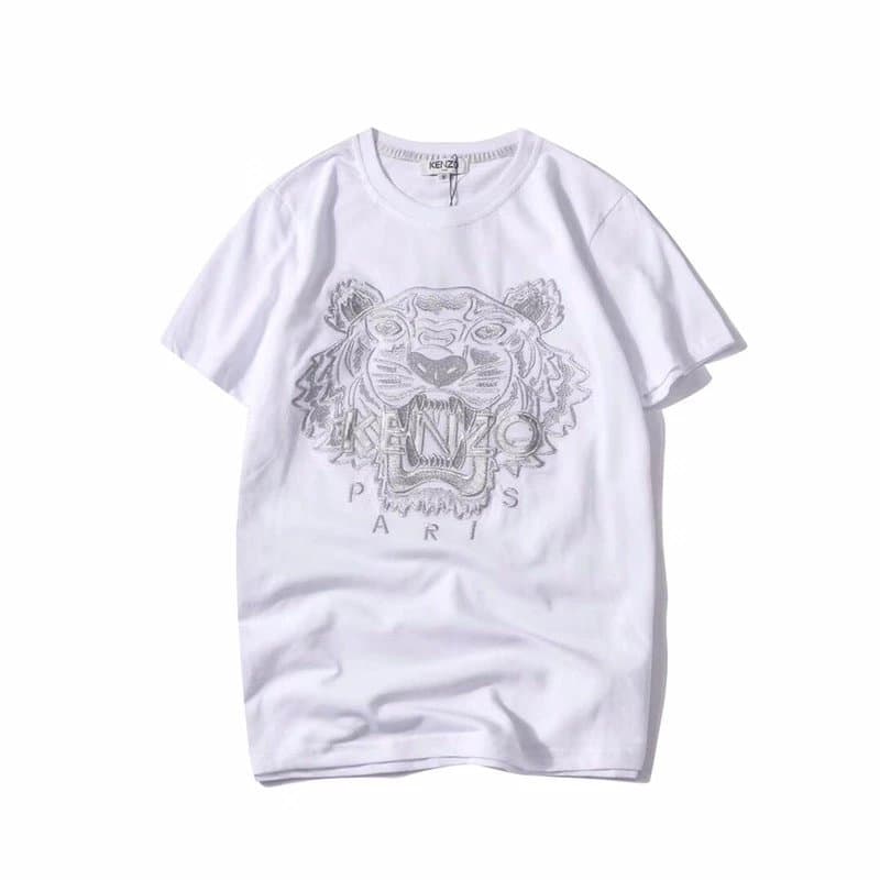 Kenzo Tiger Embroidered Tee Multicolor Tiger — 10