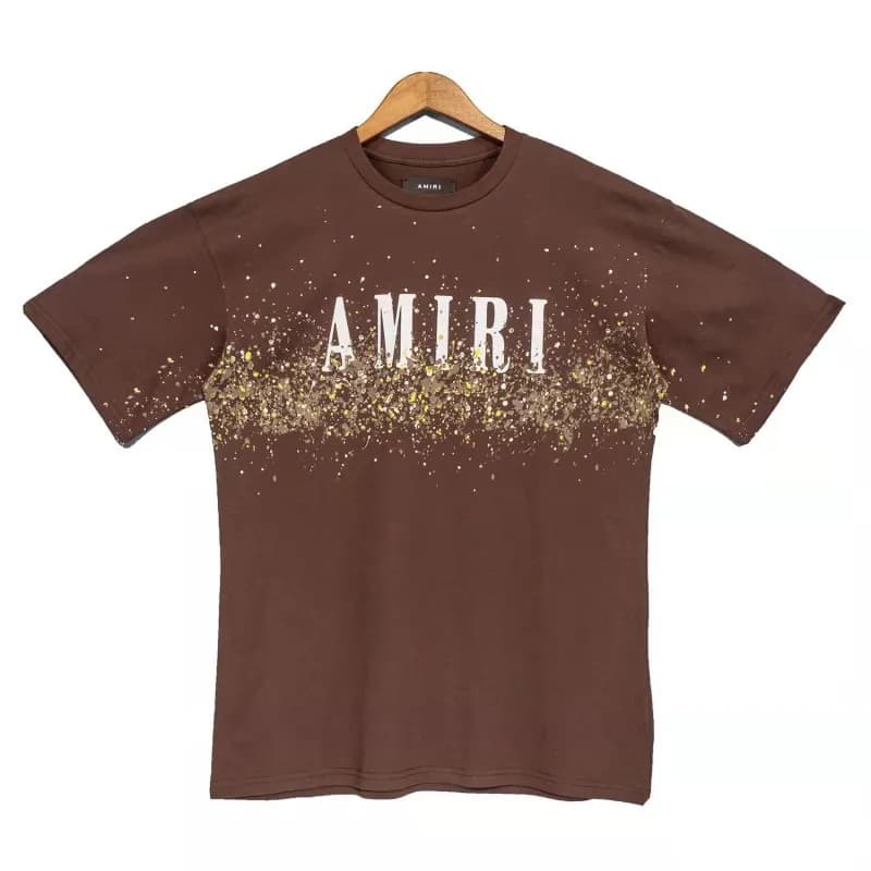Amiri Graphic Tee Glitter Logo